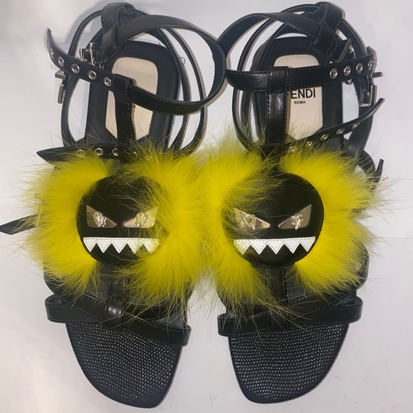 Fendi Shoes - Fendi Monster Sandals LIKE BRAND NEW